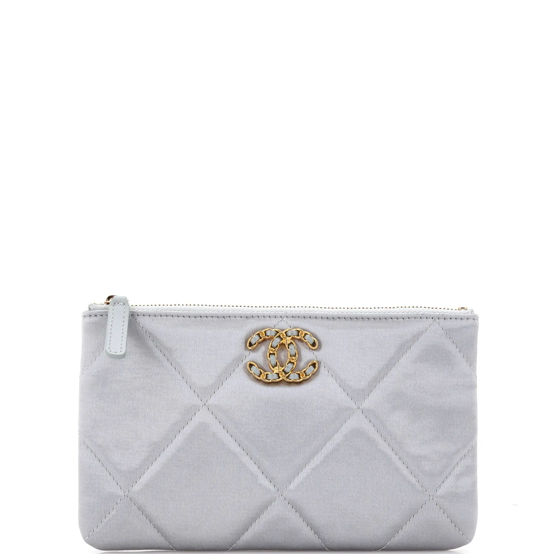 19 O Case Pouch Quilted Goatskin Small