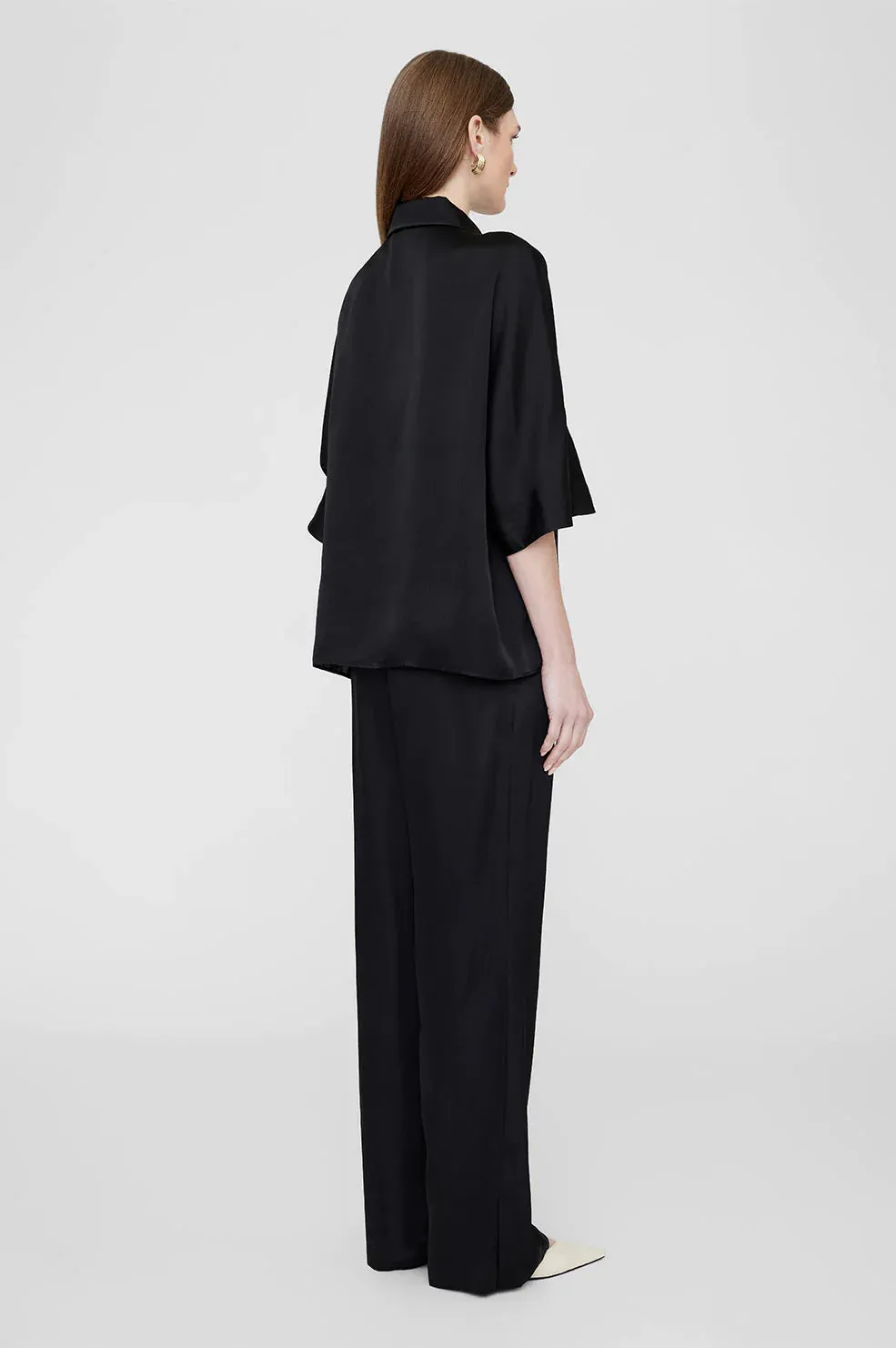 Anine Bing Aden Pant - Black