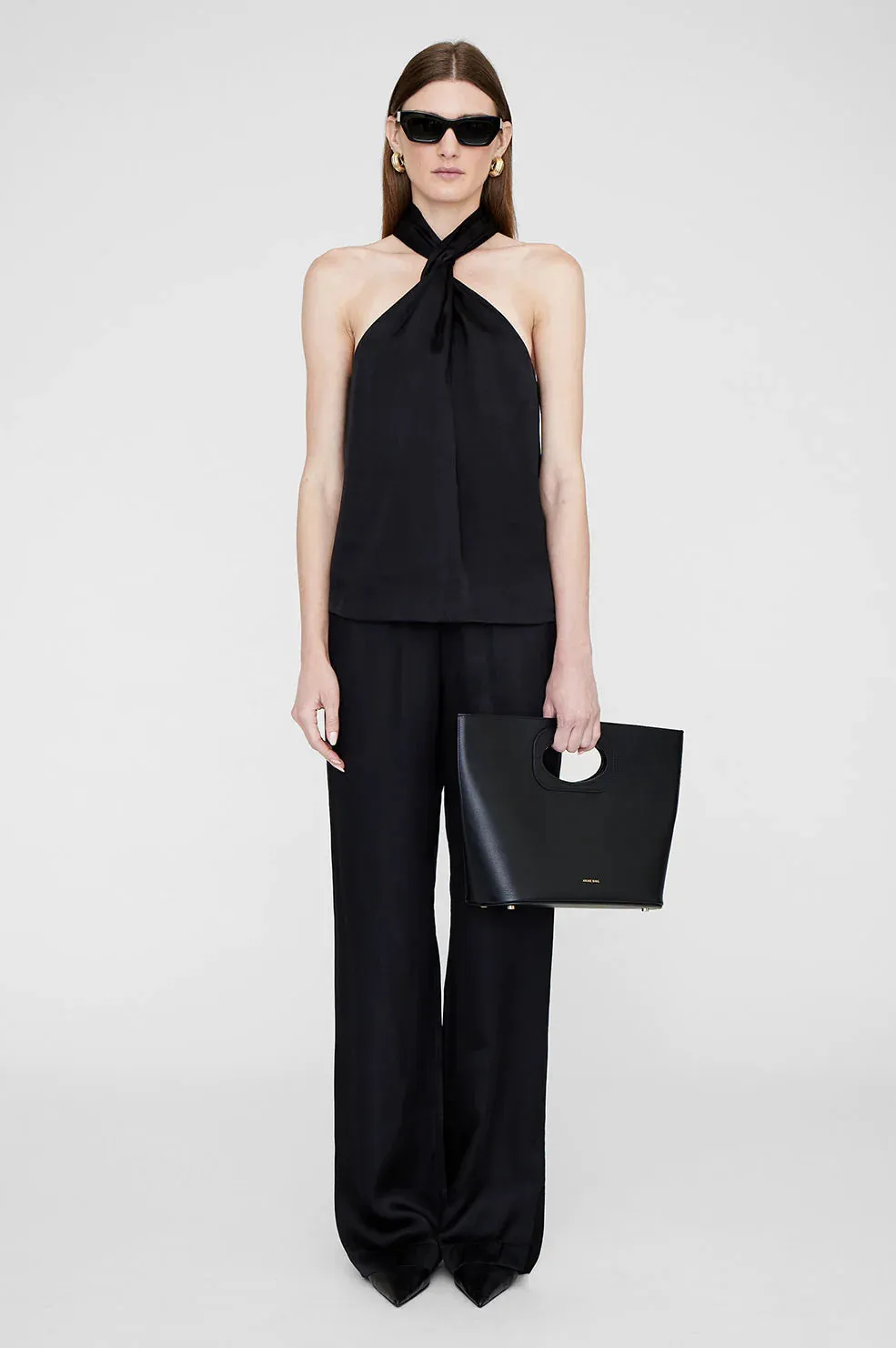 Anine Bing Aden Pant - Black