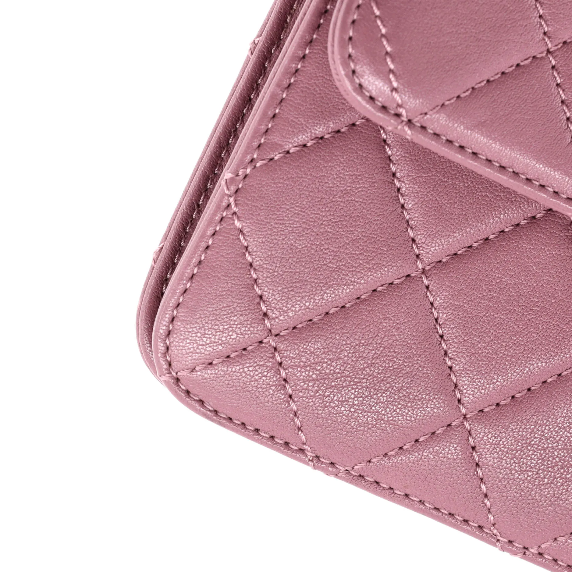Beauty Lock Flap Bag Quilted Sheepskin Medium