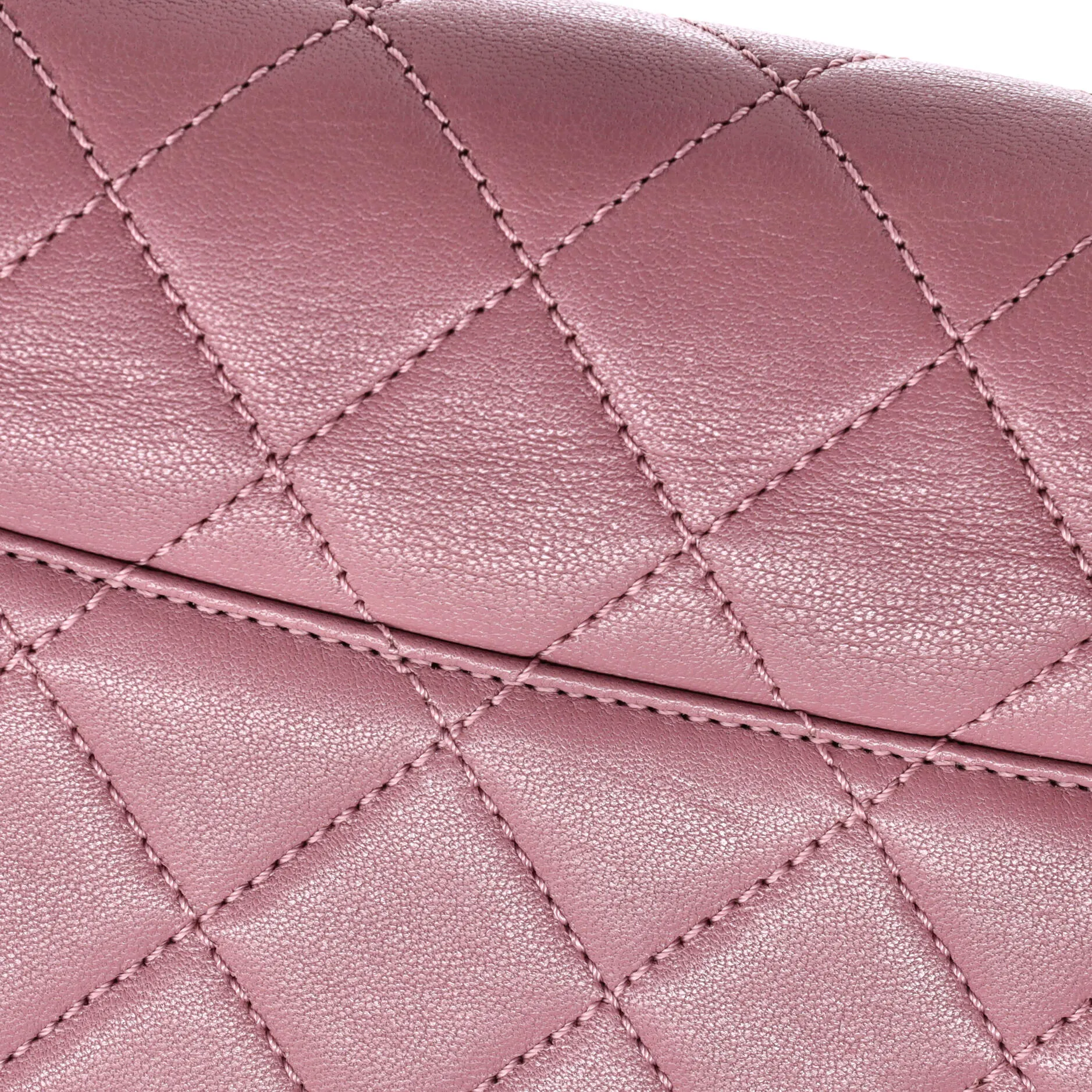 Beauty Lock Flap Bag Quilted Sheepskin Medium