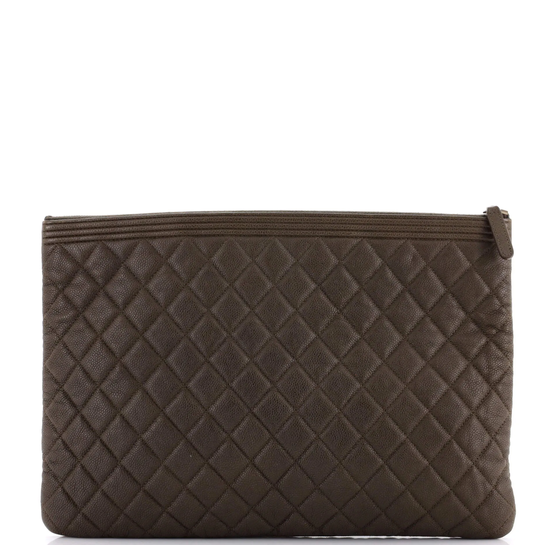 Boy O Case Clutch Quilted Caviar Large