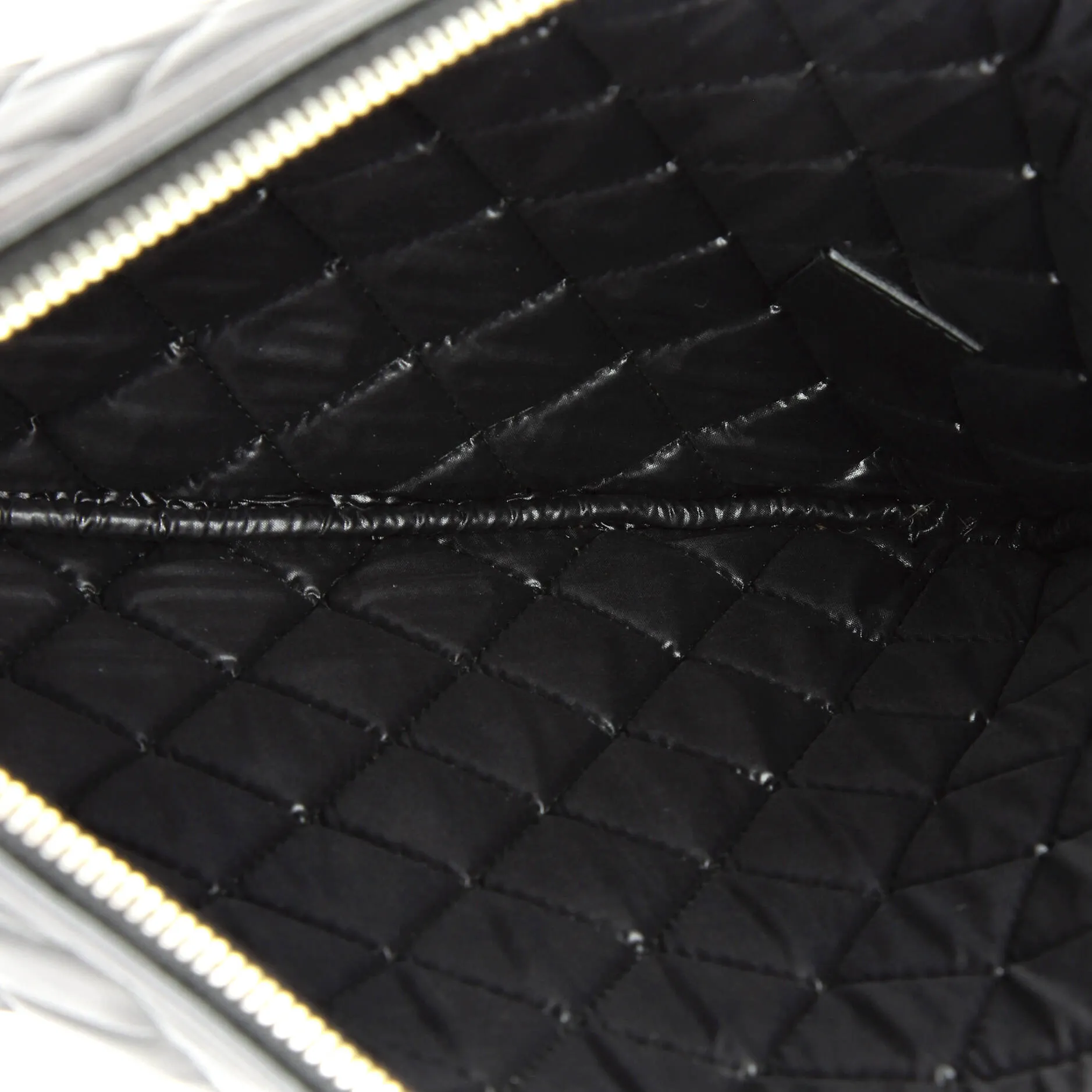 Boy O Case Clutch Quilted Lambskin Medium