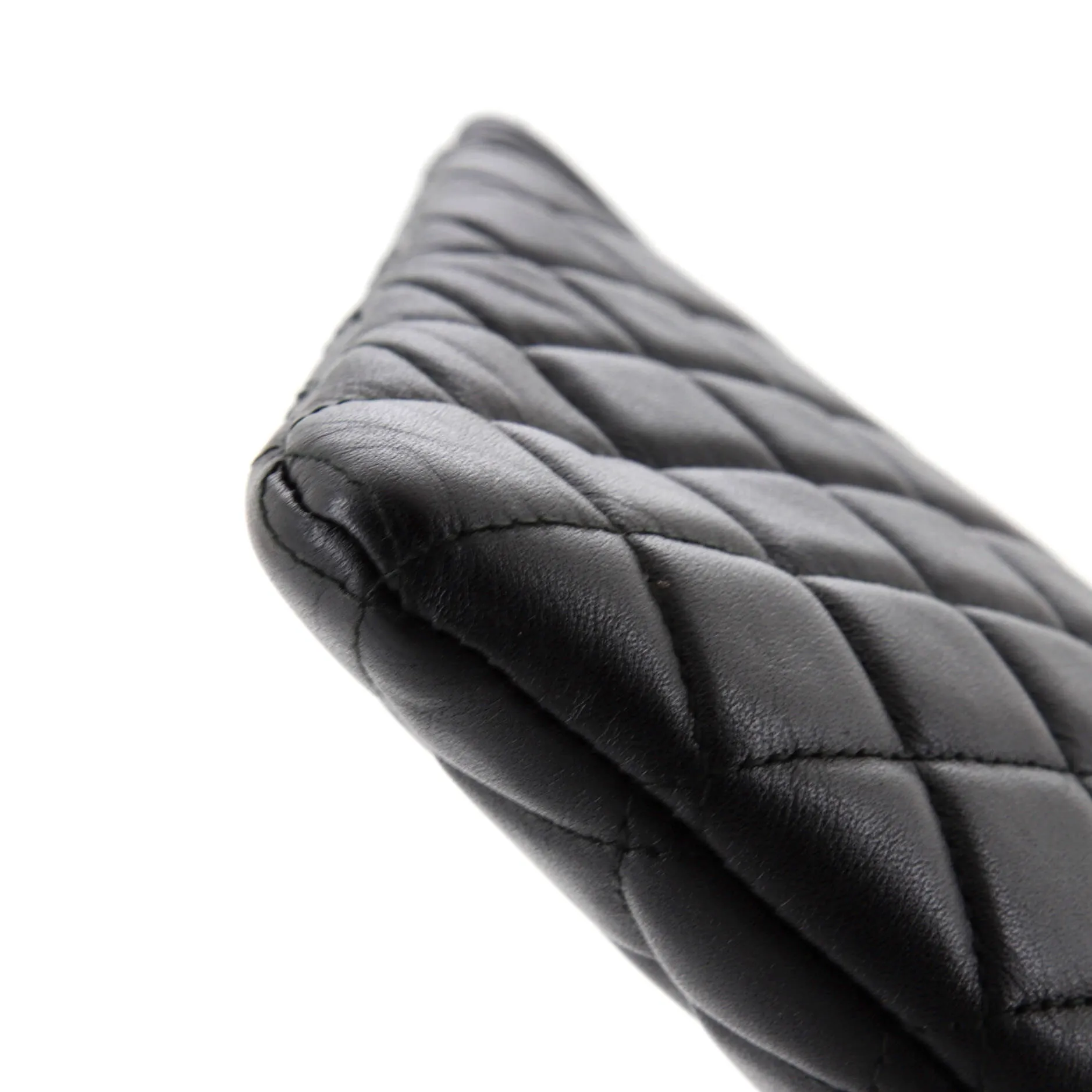 Boy O Case Clutch Quilted Lambskin Medium