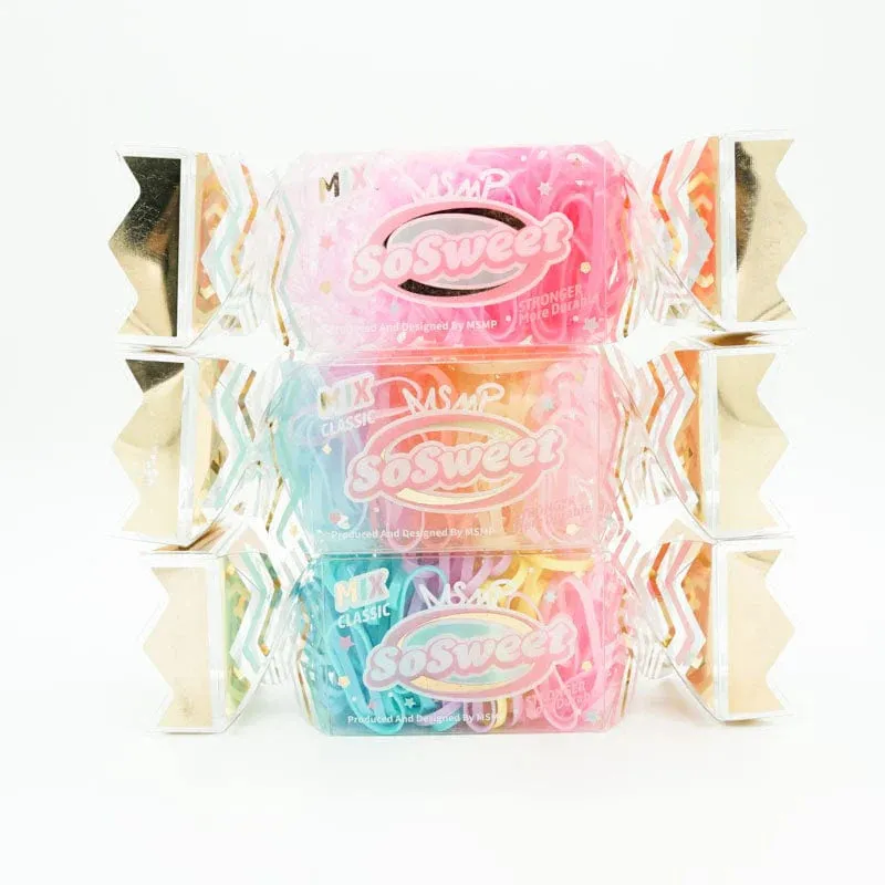 Candy Elastic Gift Box - Pastel Rainbow