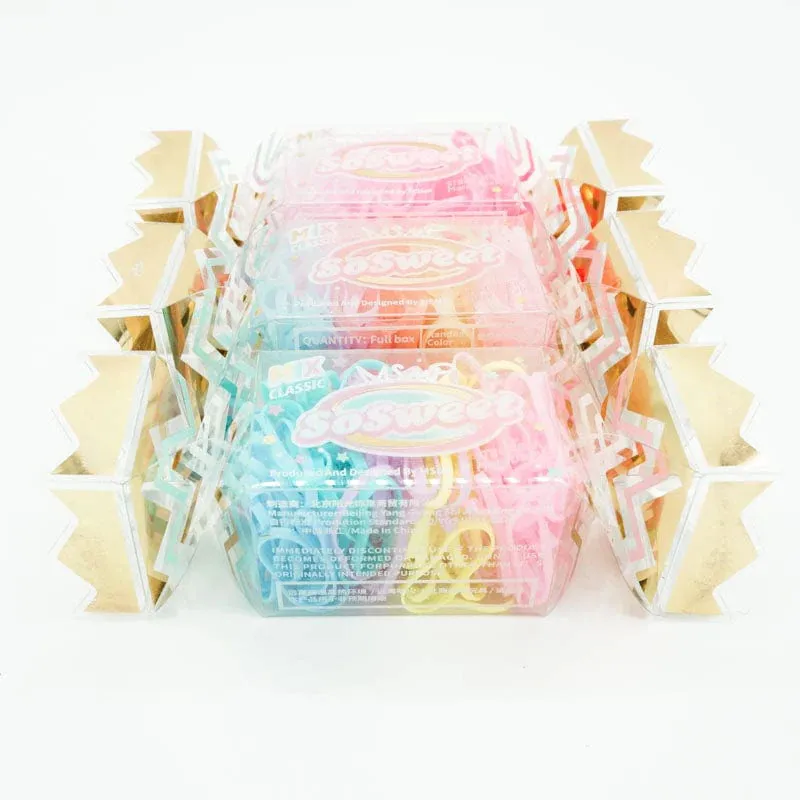 Candy Elastic Gift Box - Pastel Rainbow
