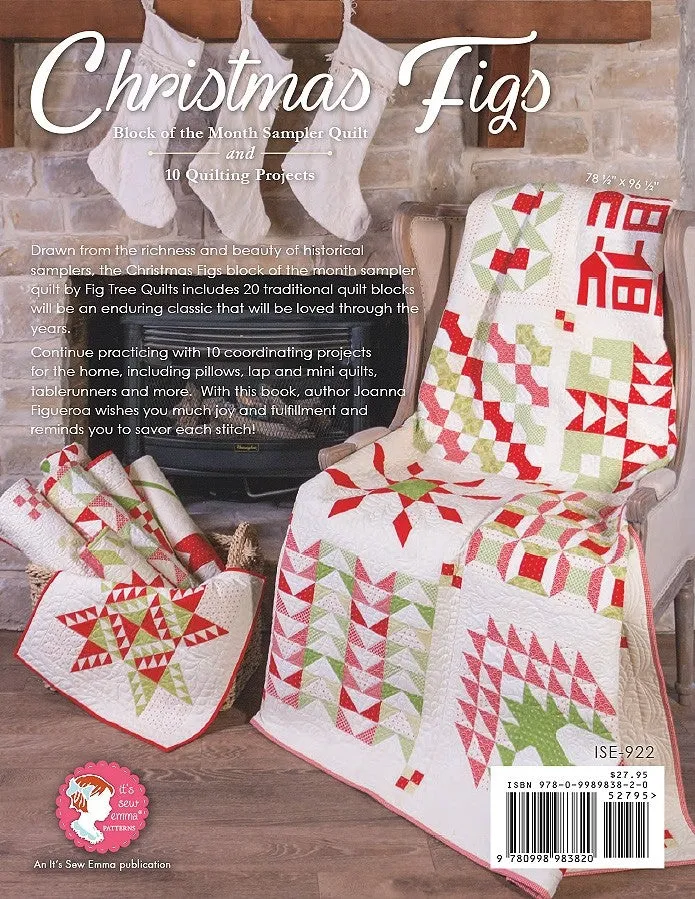 Christmas Figs Quilt Pattern Book by Joanna Figueroa for It's Sew Emma - Dings & Dents