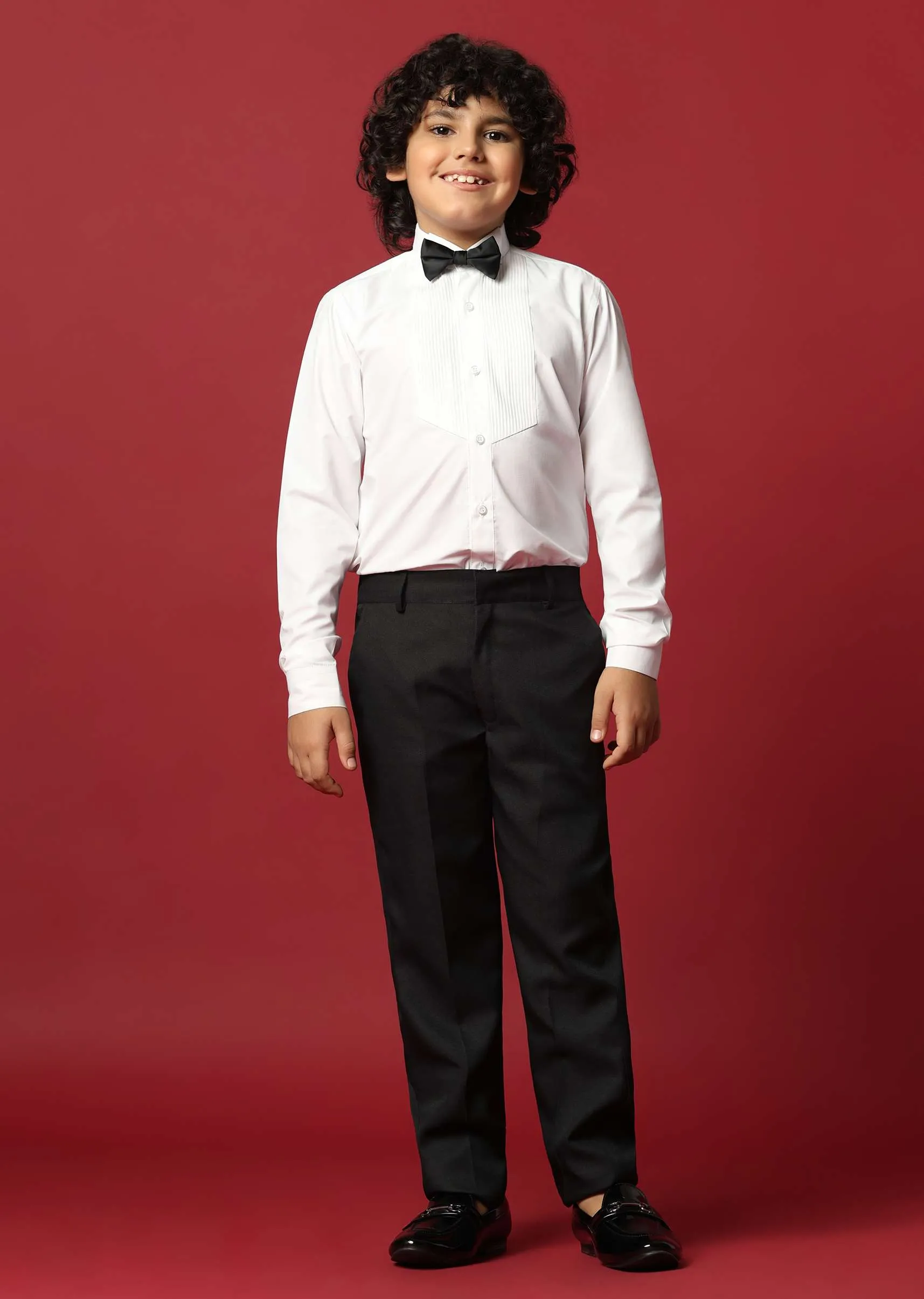 Classic Black Cutwork Tuxedo For Boys