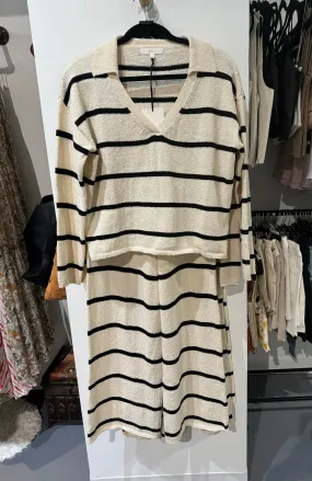 Fresh Start Striped Sweater Pant Set
