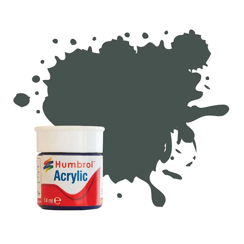 Humbrol AB0244 No 244 RLM 73 Grun Matt Acrylic Paint (14ml)