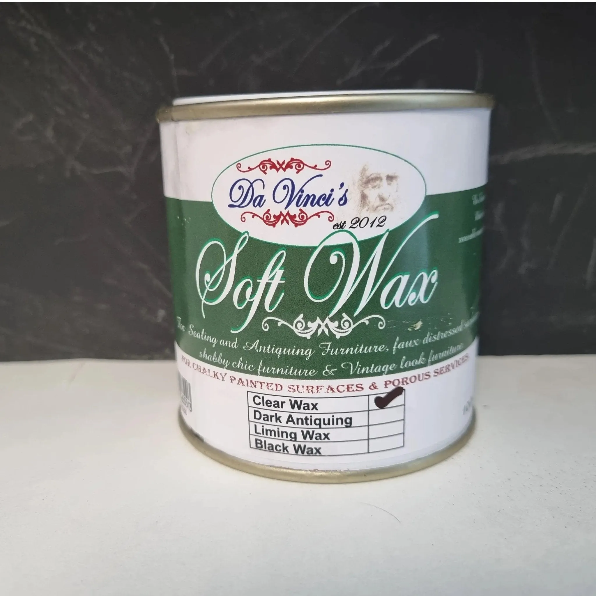 Liming Soft Wax for Chalk finish paint and Pickling (White)