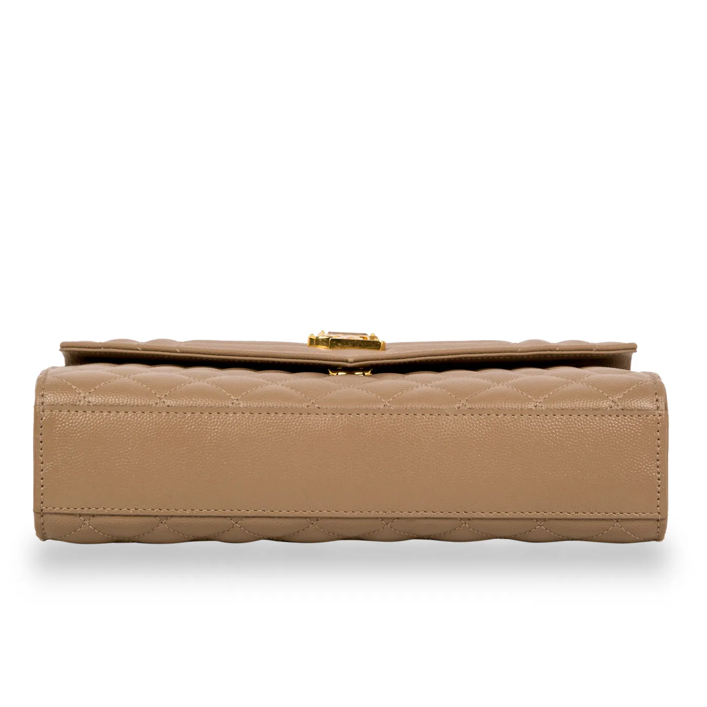Mixed Quilted Leather Satchel Bag