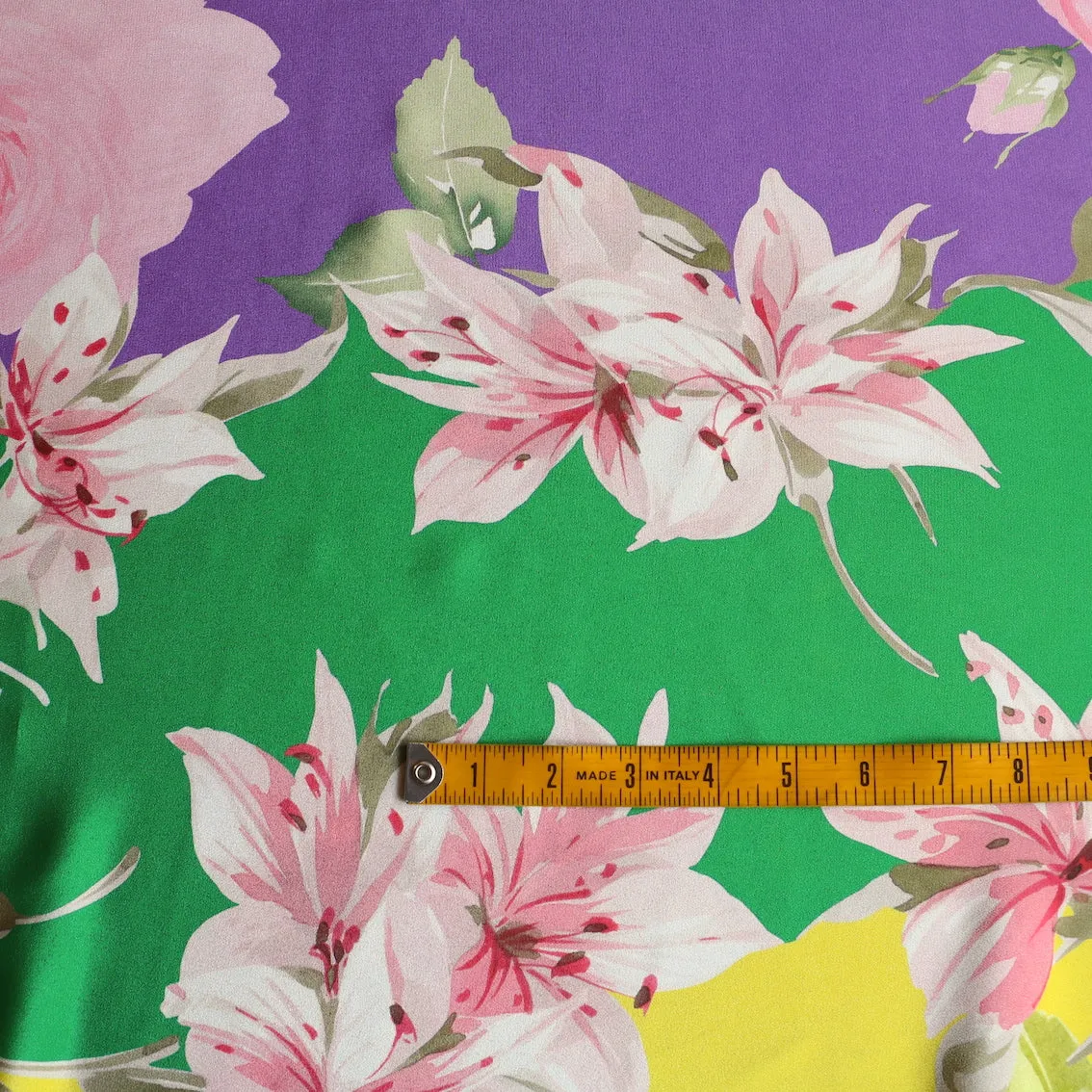 Neapolitan Garden - Silk Crepe De Chine - Panel Print