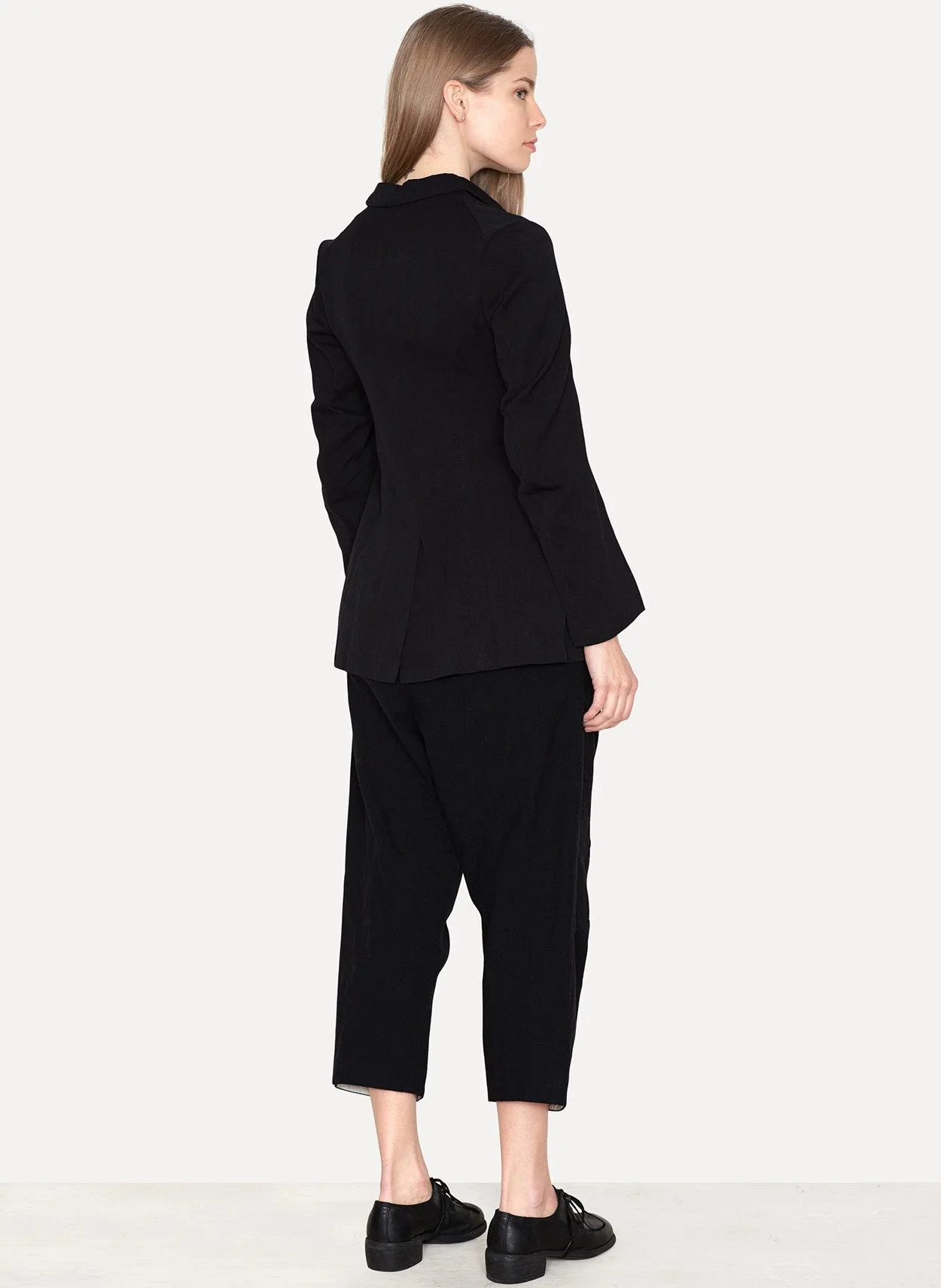 New Wool Linen Tailored Baggy Pants