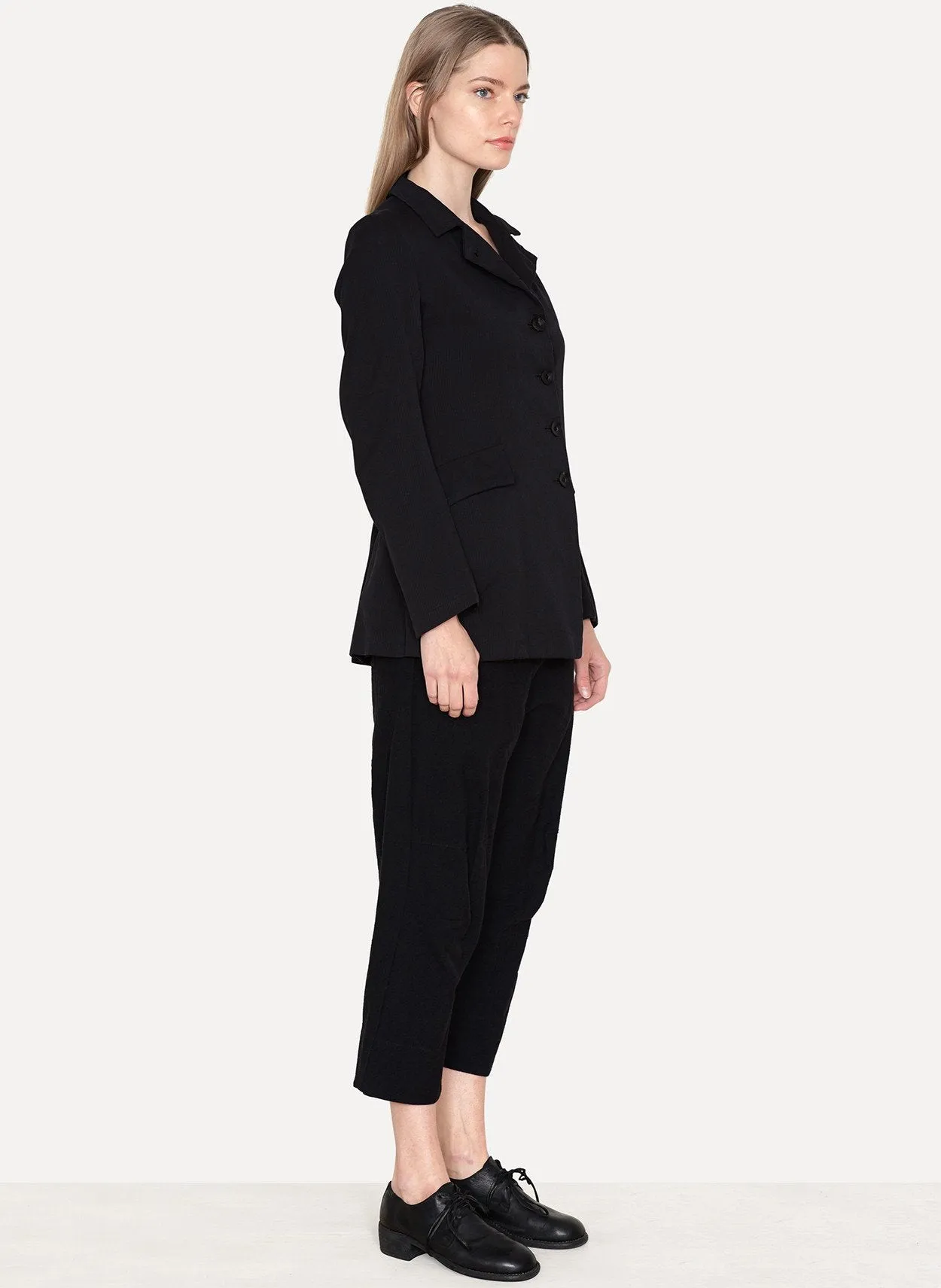 New Wool Linen Tailored Baggy Pants