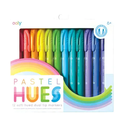 Pastel Hues Marker Set of 12
