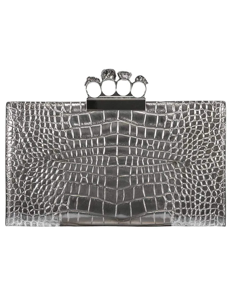 Skull Four Ring Clutch