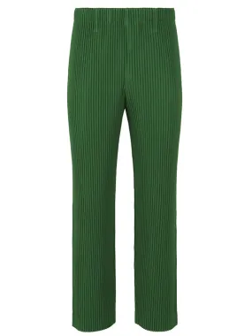 Tailored Pleats Pants - Steel Green