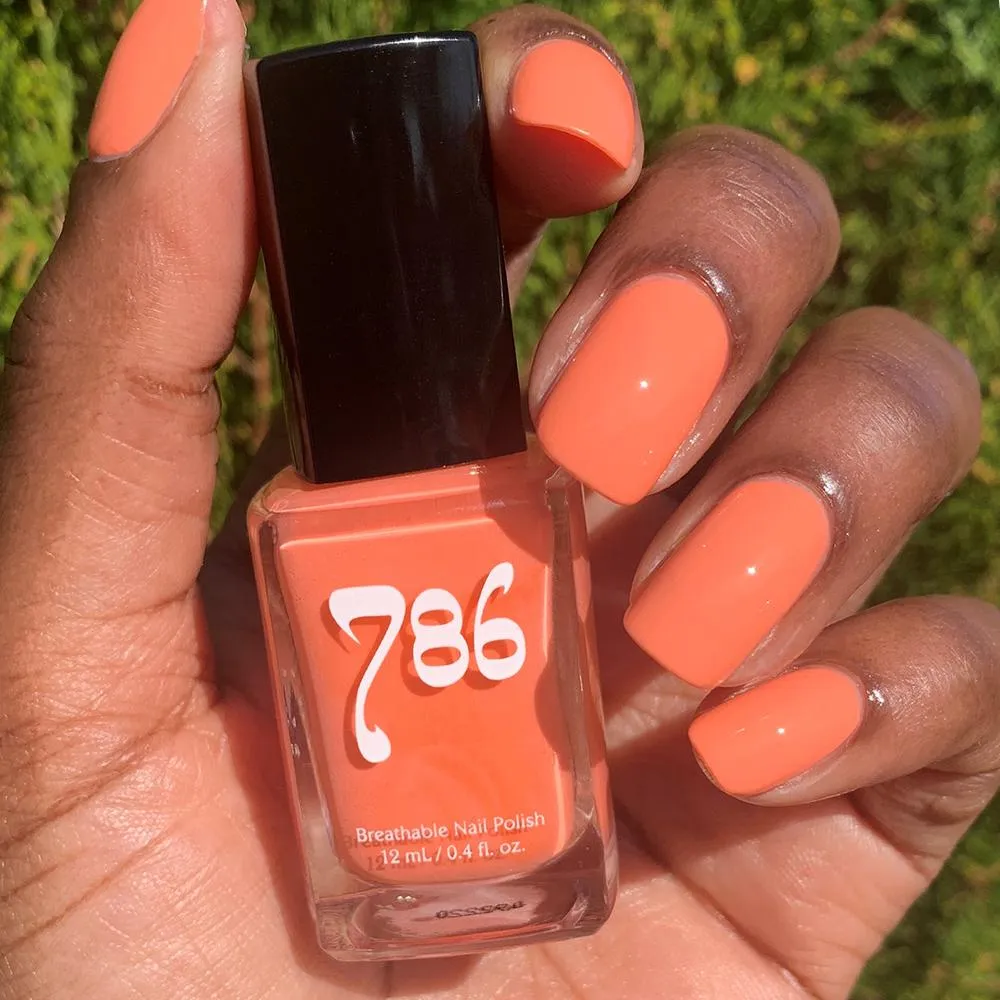 Top Coat Clear and Zhangye - Breathable Nail Polish (2 Piece Set)