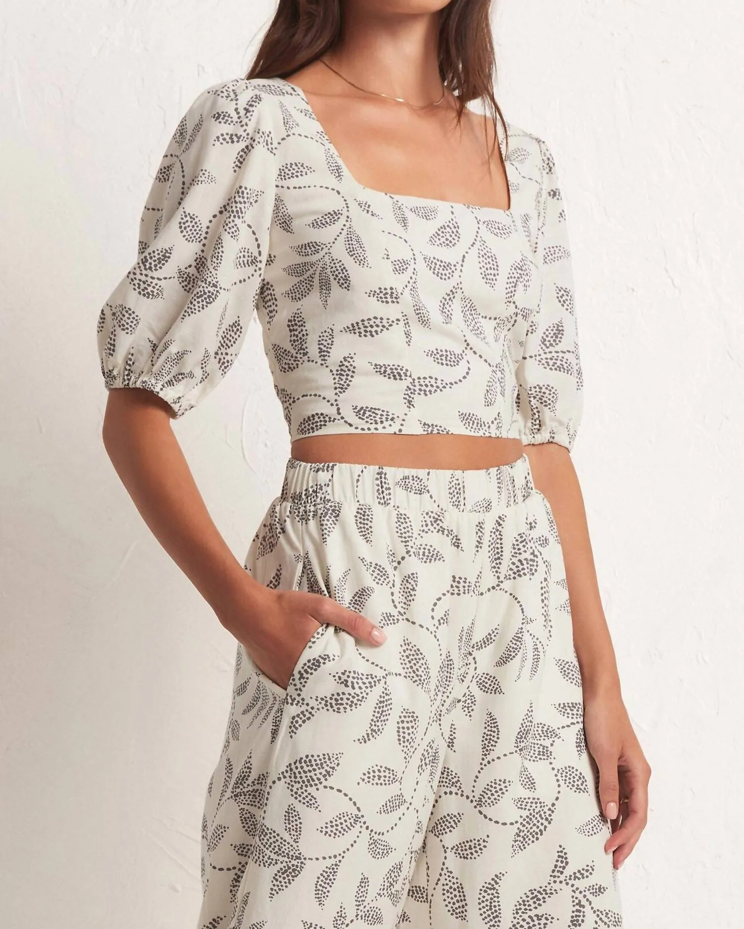 Z Supply - VINE CROP TOP AND PANTS SET